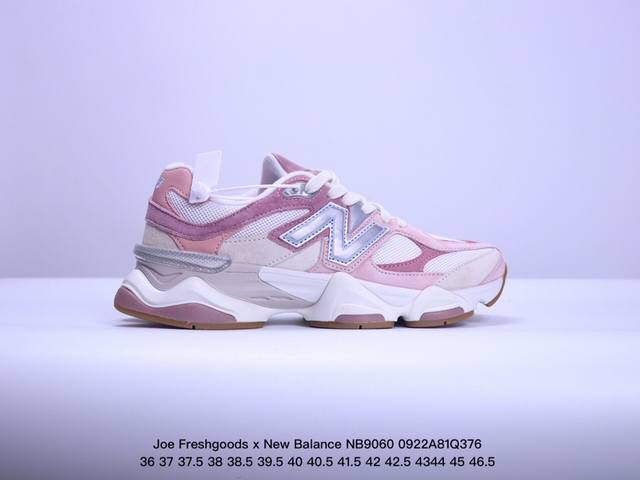 公司级joe Freshgoods X New Balance Nb9060 联名款 复古休闲运动慢跑鞋 鞋款灵感源自设计师本人对夏日的怀日回忆。鞋面大身由空间