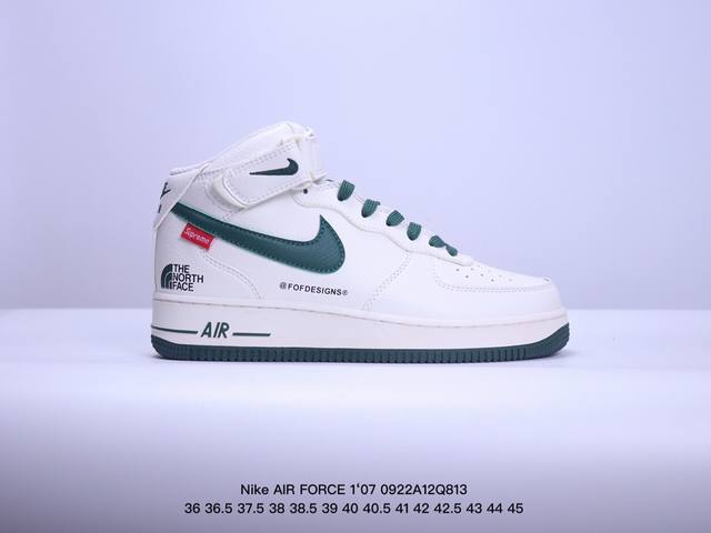 公司级nike Air Force 1 Mid 07 原楦头原纸板 打造纯正中帮空军版型 专注外贸渠道 全掌内置蜂窝气垫 原盒配件 原厂中底钢印、拉帮完美 官方