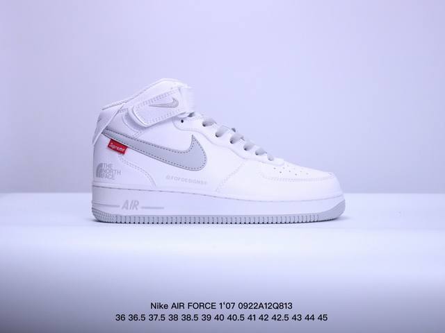 公司级nike Air Force 1 Mid 07 原楦头原纸板 打造纯正中帮空军版型 专注外贸渠道 全掌内置蜂窝气垫 原盒配件 原厂中底钢印、拉帮完美 官方