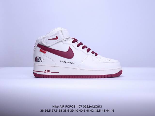 公司级nike Air Force 1 Mid 07 原楦头原纸板 打造纯正中帮空军版型 专注外贸渠道 全掌内置蜂窝气垫 原盒配件 原厂中底钢印、拉帮完美 官方