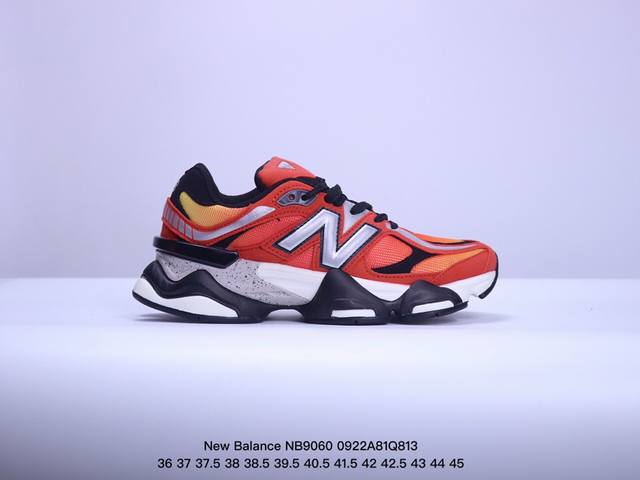 公司级new Balance 公司级版本 Nb9060 联名款 复古休闲运动慢跑鞋 鞋款灵感源自设计师本人对夏日的怀日回忆。鞋面大身由空间双格及磨砂鞋面拼接而生