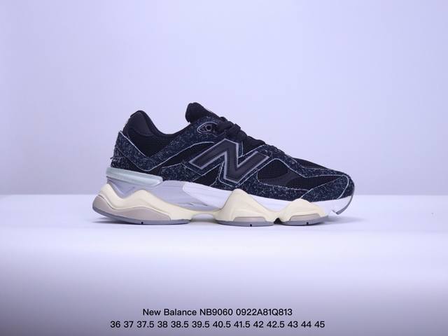 公司级new Balance 公司级版本 Nb9060 联名款 复古休闲运动慢跑鞋 鞋款灵感源自设计师本人对夏日的怀日回忆。鞋面大身由空间双格及磨砂鞋面拼接而生