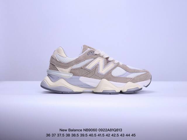 公司级new Balance 公司级版本 Nb9060 联名款 复古休闲运动慢跑鞋 鞋款灵感源自设计师本人对夏日的怀日回忆。鞋面大身由空间双格及磨砂鞋面拼接而生 - 点击图像关闭