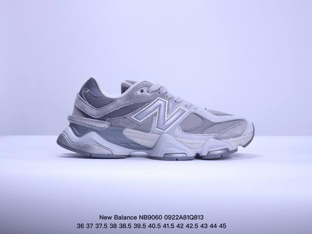 公司级new Balance 公司级版本 Nb9060 联名款 复古休闲运动慢跑鞋 鞋款灵感源自设计师本人对夏日的怀日回忆。鞋面大身由空间双格及磨砂鞋面拼接而生