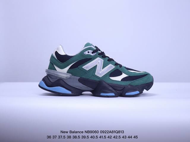 公司级new Balance 公司级版本 Nb9060 联名款 复古休闲运动慢跑鞋 鞋款灵感源自设计师本人对夏日的怀日回忆。鞋面大身由空间双格及磨砂鞋面拼接而生