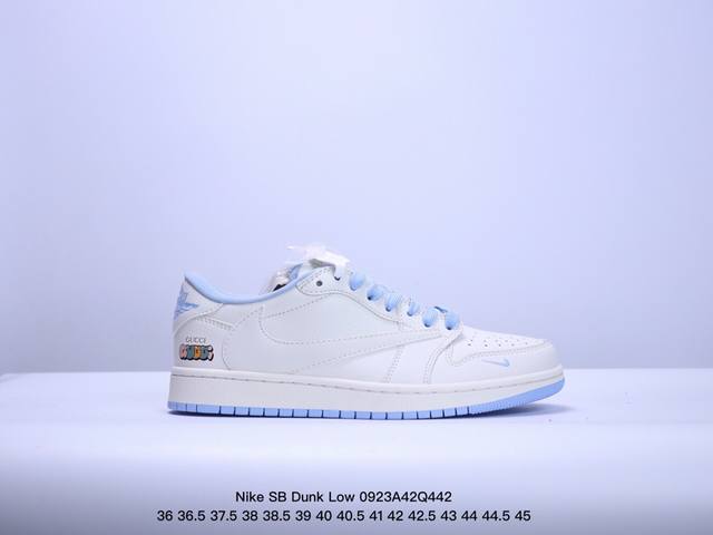 海外爆款限量发售！公司级 Travis Scott X Fragment Design X Jordan Air Jordan 1 Low Og Sp 古驰联名