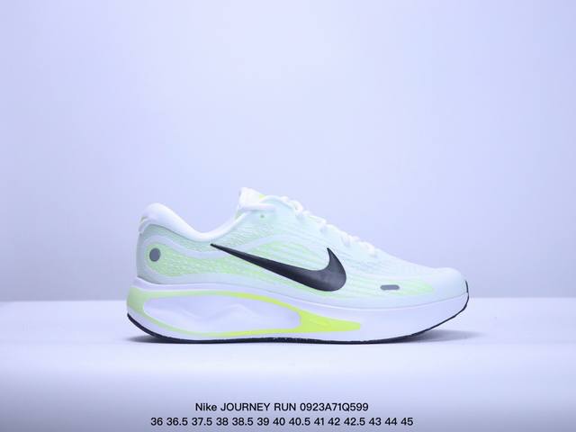 公司级nike耐克 Journey Run 夏季新品男子款公路透气缓震跑步鞋 货号:Fn0228-001 尺码:36 36.5 37.5 38 38.5 39