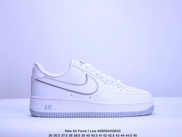 No.1版本 免修直发 纯原级别 Nike Air Force 1 Low 原厂冲刀皮料切割干净 无任何毛边 清洁度细节完美 做工细节全方位比对原鞋。 原楦原纸