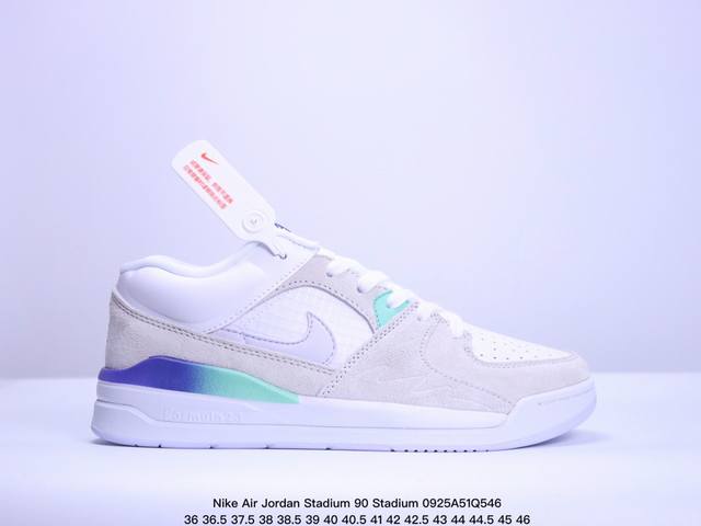 耐克 真标带半码 乔丹 Nike Air Jordan Stadium 90 Stadium 充满了对tinkerhathield 原创设计的致敬，包括中足网状 - 点击图像关闭