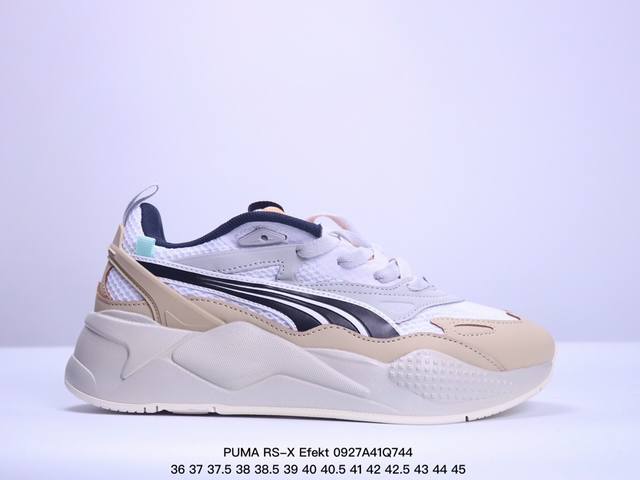 公司级puma彪马 Rs-X Efekt 舒适百搭 防滑耐磨 低帮 生活休闲鞋 货号:390048 01 尺码:36 37 37.5 38 38.5 39 40