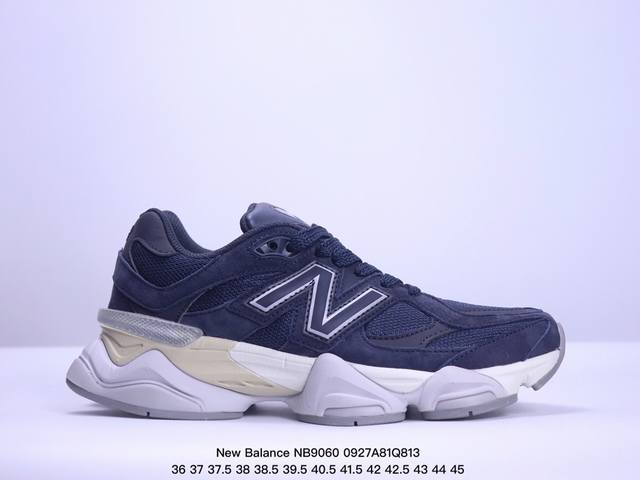 公司级new Balance 公司级版本 Nb9060 联名款 复古休闲运动慢跑鞋 鞋款灵感源自设计师本人对夏日的怀日回忆。鞋面大身由空间双格及磨砂鞋面拼接而生