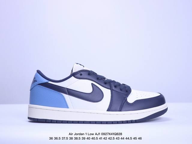 耐克 乔丹air Jordan 1 Low Aj1 乔1 乔丹1代aj1 低帮复古文化休闲运动篮球鞋。从1985 年面世的元年款汲取设计灵感，采用简洁大方的经典