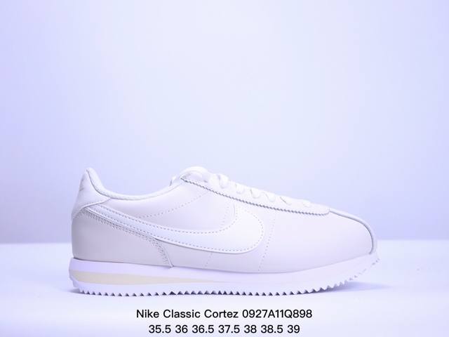 公司级nike Classic Cortez 耐克经典轻便舒适阿甘鞋休闲跑步鞋运动鞋 纯粹而执着的精神 使得cortez种在了一代人的心里 无论是否喜欢它复古的