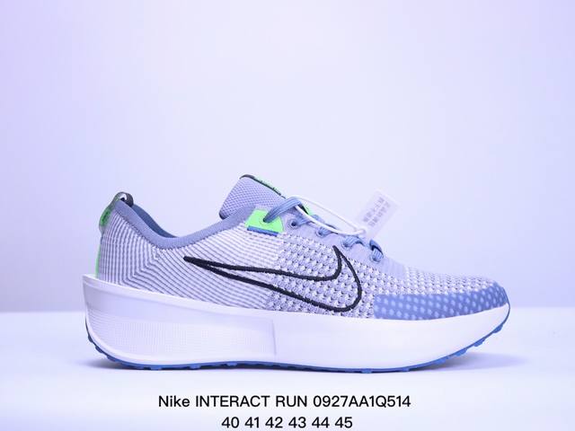 Nike耐克官方interact Run公路跑步鞋秋季透气轻便运动鞋 Xm0927Q514