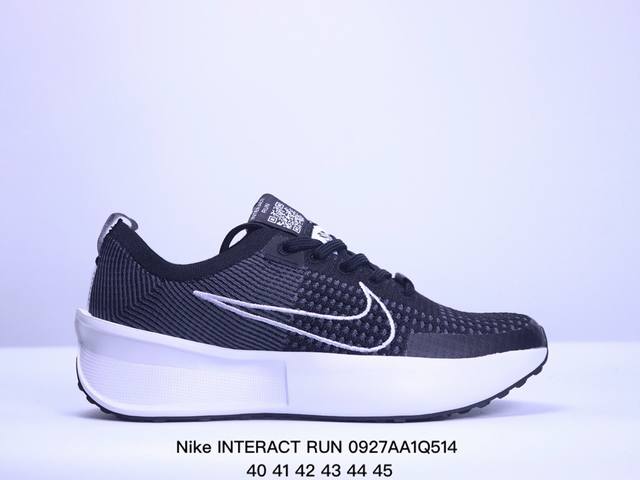 Nike耐克官方interact Run公路跑步鞋秋季透气轻便运动鞋 Xm0927Q514