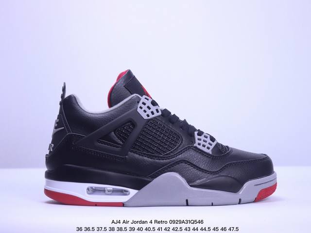 真标带半码 Aj4 Air Jordan 4 Retro ” Infrared “ Aj4乔4 男子文化篮球鞋 大厂出品 主力合作工厂 全新模具开发 纯正4代正