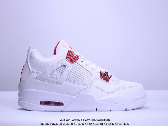 真标带半码 Aj4 Air Jordan 4 Retro ” Infrared “ Aj4乔4 男子文化篮球鞋 大厂出品 主力合作工厂 全新模具开发 纯正4代正