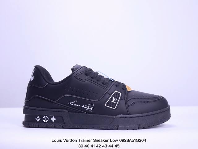 全新lv路易威登louis Vuitton Trainer Sneaker Low休闲运动文化百搭板鞋 ！ Xm0928Q204