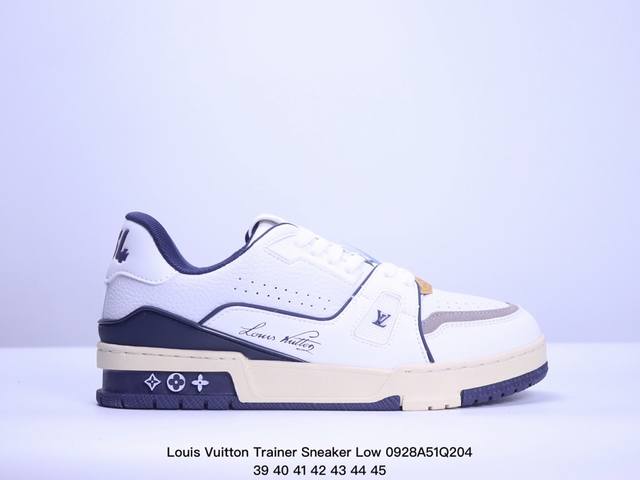 全新lv路易威登louis Vuitton Trainer Sneaker Low休闲运动文化百搭板鞋 ！ Xm0928Q204