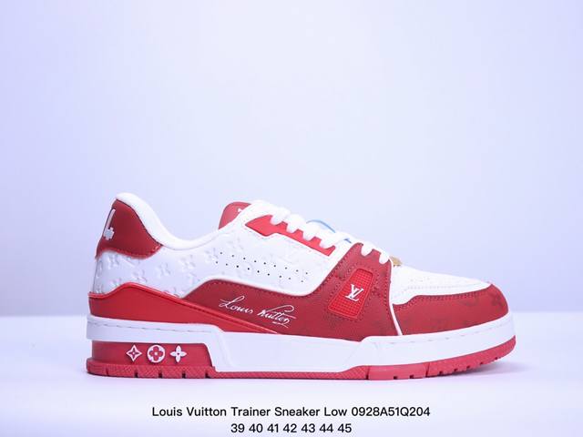 全新lv路易威登louis Vuitton Trainer Sneaker Low休闲运动文化百搭板鞋 ！ Xm0928Q204