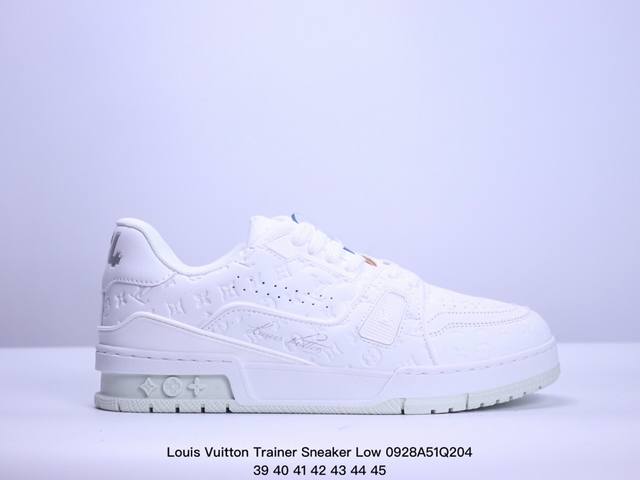 全新lv路易威登louis Vuitton Trainer Sneaker Low休闲运动文化百搭板鞋 ！ Xm0928Q204