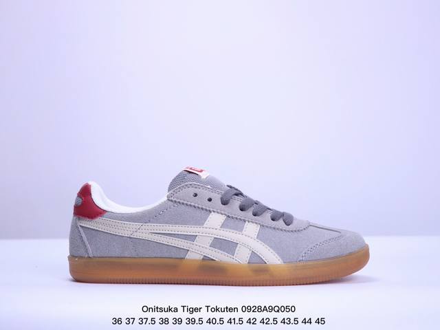 亚瑟士 Onitsuka Tiger Tokuten 复古低帮休闲跑鞋 炎夏必备 Tokuten的灵感来源于 年代的室内用鞋 T-Toe前足补强设计 室内鞋的橡