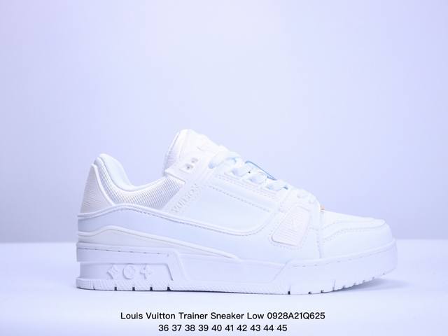 全新lv路易威登louis Vuitton Trainer Sneaker Low休闲运动文化百搭板鞋 Xm0928Q625