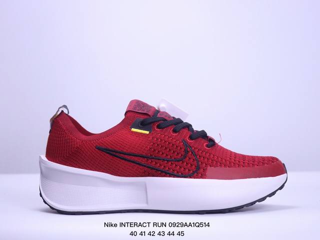 Nike耐克官方interact Run男子公路跑步鞋夏季透气轻便运动 Xm0929Q514