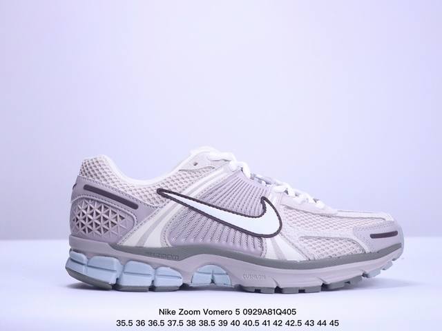 公司级耐克nike Zoom Vomero 5 马拉松复古跑五代休闲运动慢跑鞋 采用环保纤维革饰片组合网眼布鞋面材质 升级正确后跟tpu加固 耐弯折热塑框架支撑 - 点击图像关闭