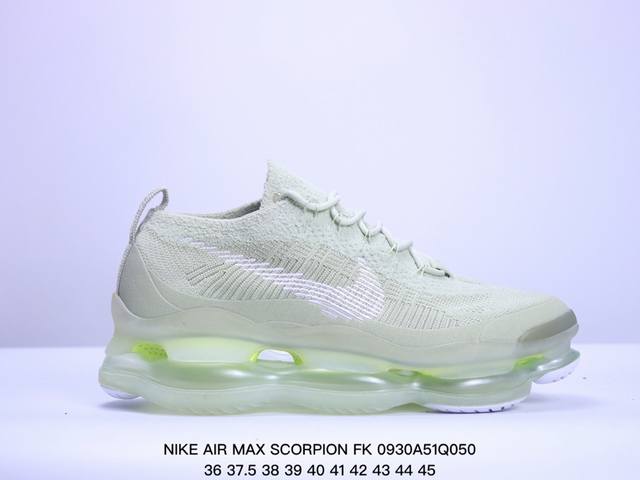 公司级nike Air Max Scorpion Fk 天蝎座系列超级大气垫系列前卫低帮慢跑鞋 货号:Fd4612-001 尺码:36-45 Xm0930Q05 - 点击图像关闭