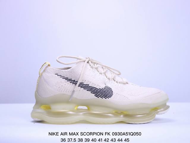 公司级nike Air Max Scorpion Fk 天蝎座系列超级大气垫系列前卫低帮慢跑鞋 货号:Fd4612-001 尺码:36-45 Xm0930Q05