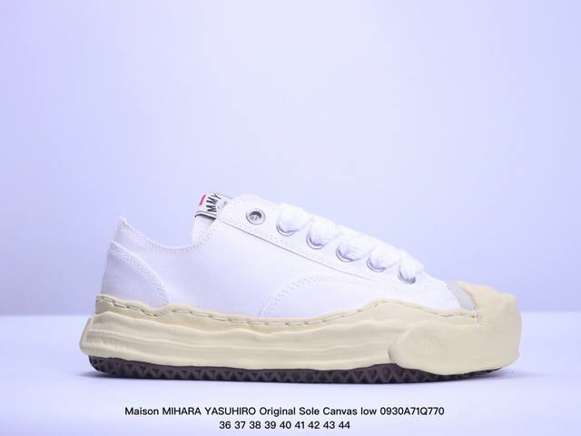 公司级 原装级别 三原康裕mmy Maison Mihara Yasuhiro Original Sole Canvas Low 余文乐挚爱单品 复古溶解风日本