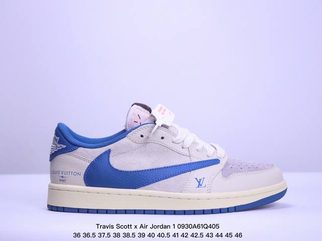 公司级aj1倒勾travis Scott X Air Jordan 1 ” Reverse Mocha “ Aj1乔1 Ts 闪电 联名倒钩 低帮文化篮球鞋 完