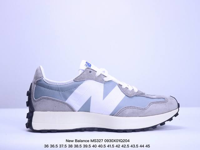 Nb新百伦new Balance Ms327系列复古休闲运动慢跑鞋。 货号ws327Fe 全新 New Balance 327 系列，以更纯粹的复古风格设计打造