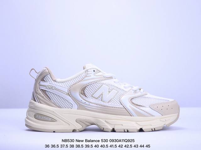 公司级新百伦 Nb530 New Balance 530 复跑古鞋nb530这鞋双确实是nb家经复典古款式之一，以全科新技诠释，成打功造530鞋款。鞋面保在持5