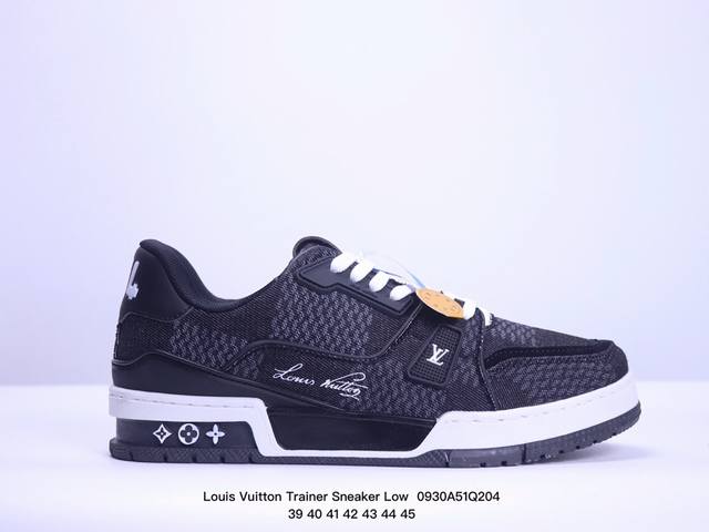 全新lv路易威登louis Vuitton Trainer Sneaker Low休闲运动文化百搭板鞋 ！ Xm0930Q204