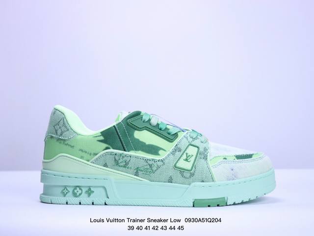 全新lv路易威登louis Vuitton Trainer Sneaker Low休闲运动文化百搭板鞋 ！ Xm0930Q204