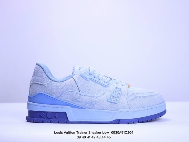 全新lv路易威登louis Vuitton Trainer Sneaker Low休闲运动文化百搭板鞋 ！ Xm0930Q204 - 点击图像关闭