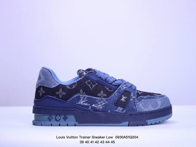 全新lv路易威登louis Vuitton Trainer Sneaker Low休闲运动文化百搭板鞋 ！ Xm0930Q204