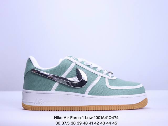 耐克nike Air Force 1 Low 空军一号低帮百搭休闲运动板鞋。柔软、弹性十足的缓震性能和出色的中底设计，横跨复古与现代的外型结合，造就出风靡全球三