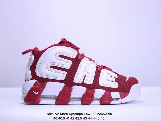 耐克 公司级真标 皮蓬 大air Ambush X Nike Air More Uptempo Low 货号：902 -600 低帮 减震气垫 低帮 篮球鞋 S