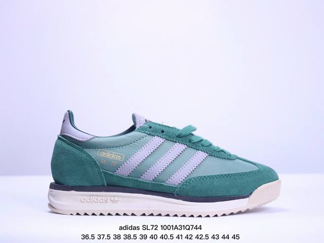 公司货adidas Sl72 灵巧设计同样备受潮人喜爱 也更适宜春夏季的穿着版型、细节完美，原盒原标 专供外贸渠道。 Xm 1Q744 - 点击图像关闭