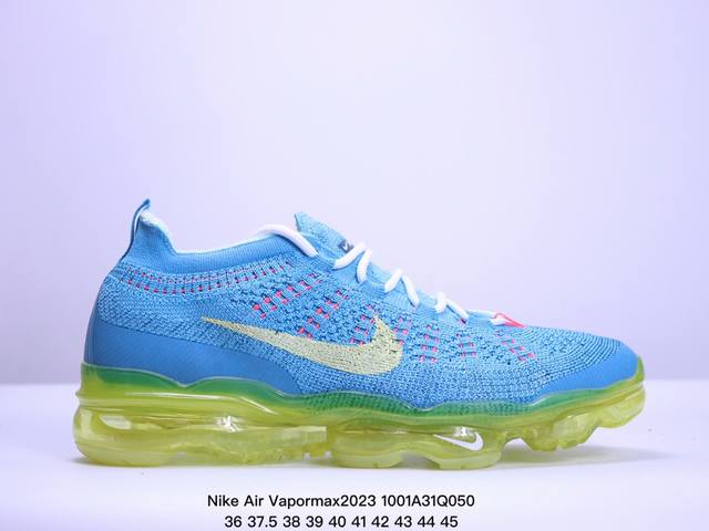 Nike Air Vapormax Fk 全掌长气垫 缓震跑步鞋采用传统的flyknit构造 回收材料制成 鞋垫上印有nike的风车标志全长vapormax鞋底