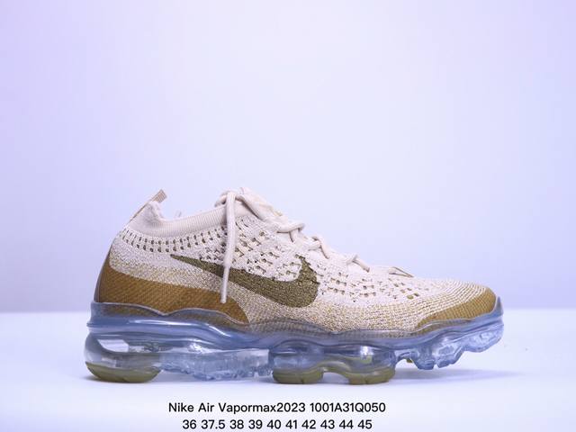 Nike Air Vapormax Fk 全掌长气垫 缓震跑步鞋采用传统的flyknit构造 回收材料制成 鞋垫上印有nike的风车标志全长vapormax鞋底