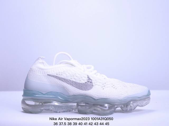 Nike Air Vapormax Fk 全掌长气垫 缓震跑步鞋采用传统的flyknit构造 回收材料制成 鞋垫上印有nike的风车标志全长vapormax鞋底