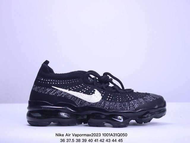 Nike Air Vapormax Fk 全掌长气垫 缓震跑步鞋采用传统的flyknit构造 回收材料制成 鞋垫上印有nike的风车标志全长vapormax鞋底