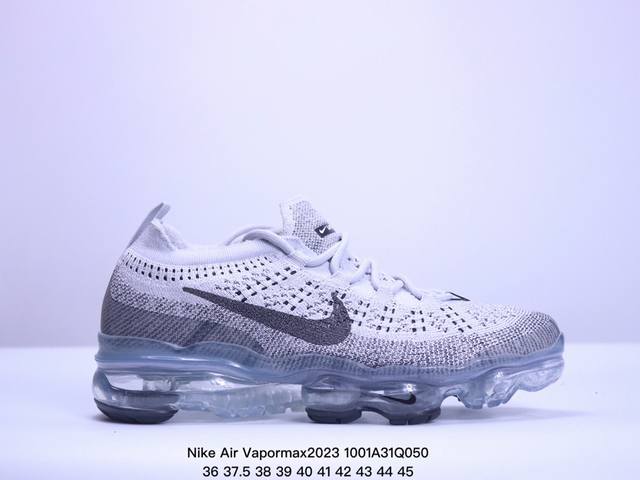 Nike Air Vapormax Fk 全掌长气垫 缓震跑步鞋采用传统的flyknit构造 回收材料制成 鞋垫上印有nike的风车标志全长vapormax鞋底