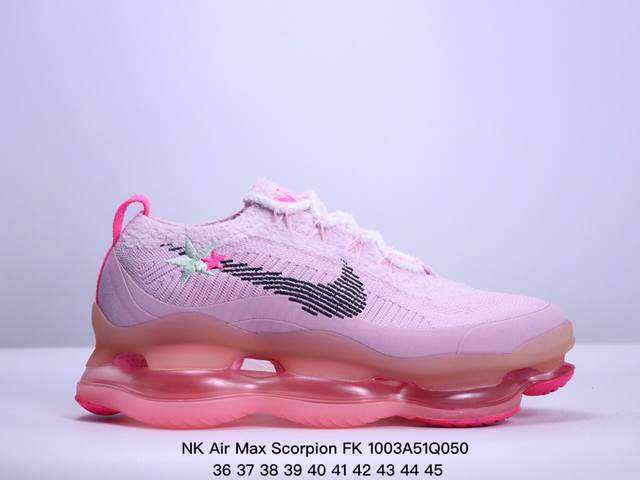 公司级nk Air Max Scorpion Fk 次世代气垫搭载全掌长气垫鞋款 采用类似于 Vapormax Plus 和 Vapormax Flyknit