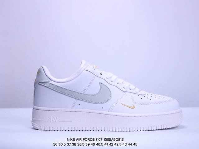 真标耐克nike Air Force 1 Mid 07 空军一号高帮百搭休闲运动板鞋。柔软、弹性十足的缓震性能和出色的中底设计，横跨复古与现代的外型结合，造就出