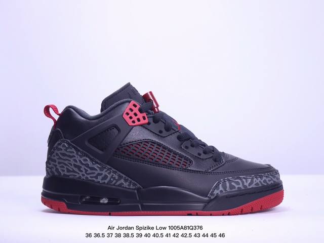 公司级air Jordan Spizike Low “Year Of The Dragon” 国外x平台优先上线 防滑耐磨 低帮元素 外贸特供渠道批次 新配色不